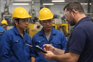 עובדים תאילנדים במפעל